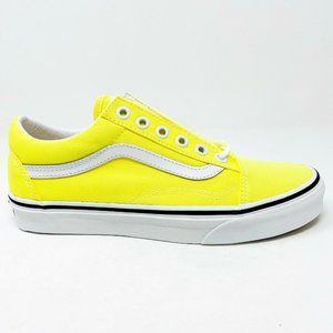 Vans Old Skool (Neon) Lemon Tonic True White Womens Sneakers